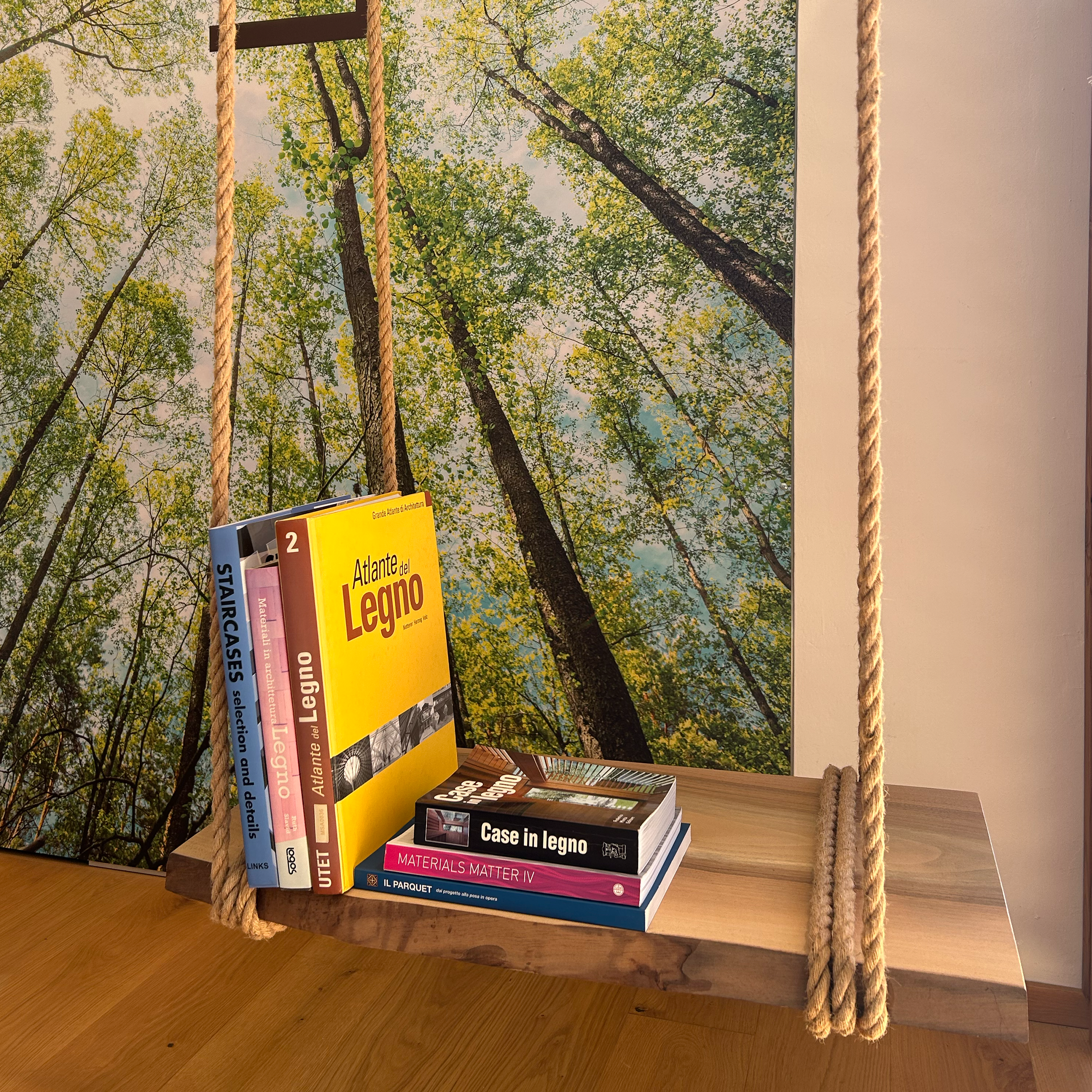 Altalena legno libri Altalena legno libri